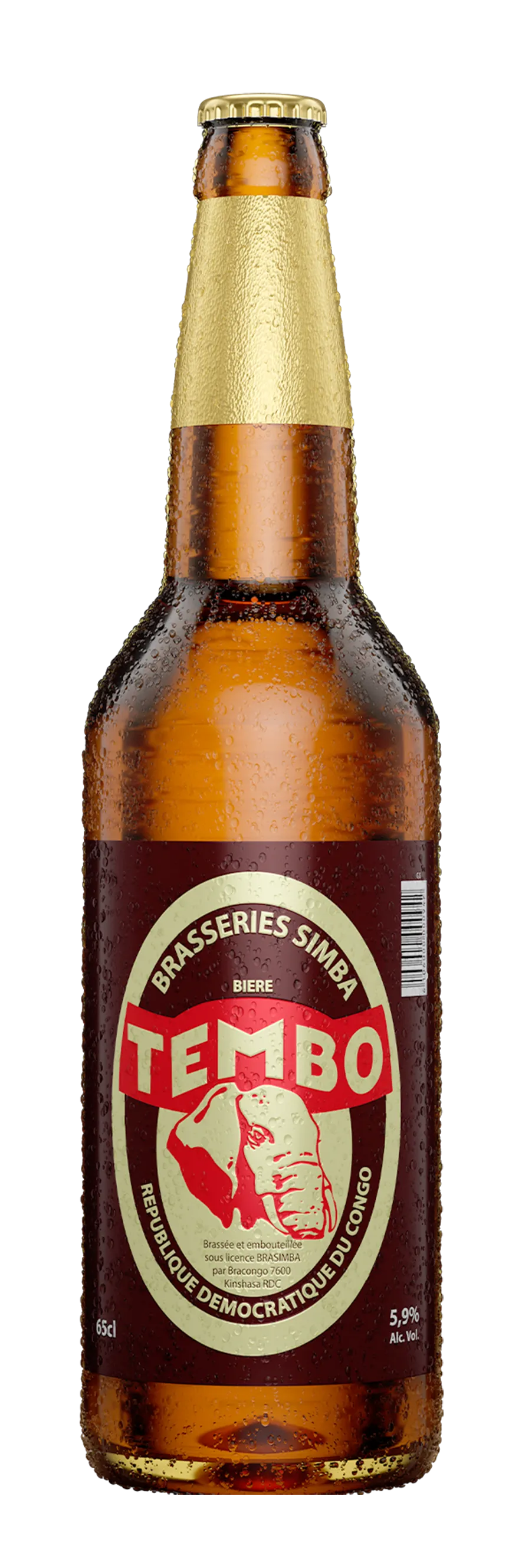 Tembo, une bière de la gamme BRACONGO